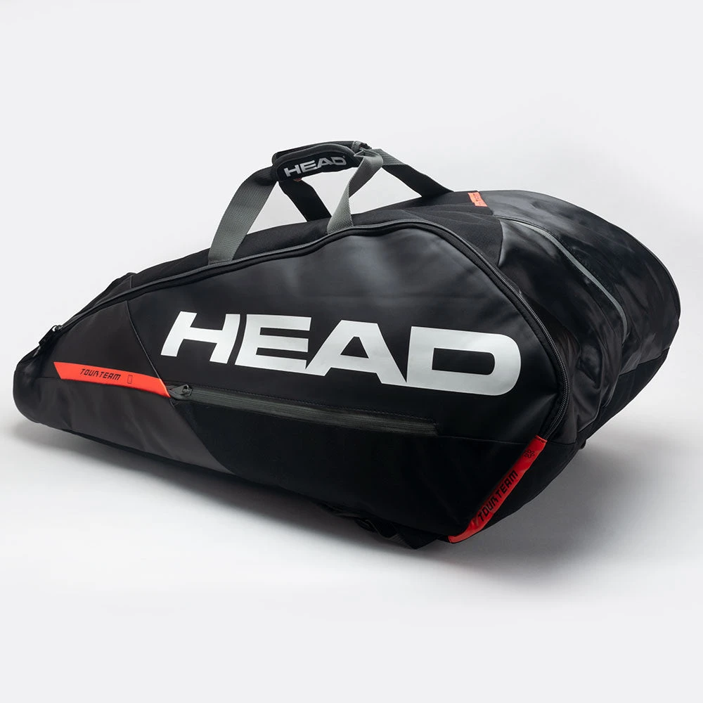 HEAD Tour Team 12 Racquet Monstercombi Black/Orange 1 HEAD Tour Team 12 Racquet Monstercombi Black/Orange
