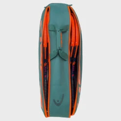 HEAD Pro Racquet Bag M 6 Pack Dark Cyan/Fluorescent Orange 6 HEAD Pro Racquet Bag M 6 Pack Dark Cyan/Fluorescent Orange -Head 073398 3