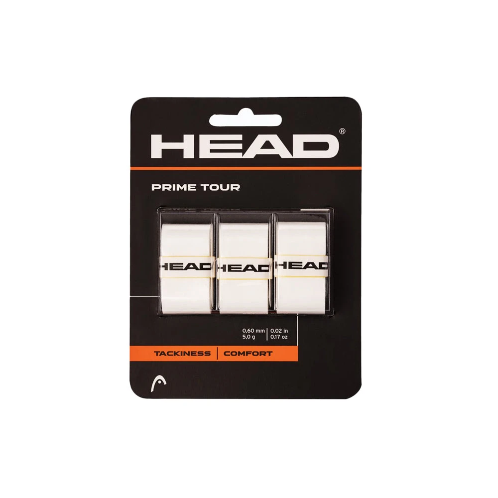 Head Prime Tour Overgrip (3 Pack) - White 1 Head Prime Tour Overgrip (3 Pack) - White